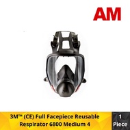 3M™ (CE) Full Facepiece Reusable Respirator 6800 Medium