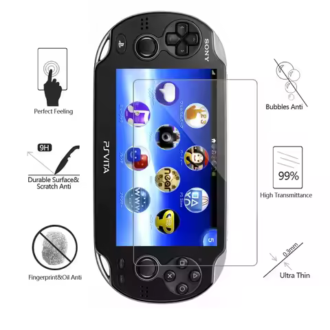 Tempered Glass for Sony PS Vita 2000 PSV2000 / PS Vita 1000 PSV1000 Screen Protector Hard 9H