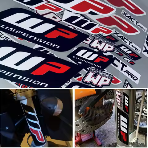 Reflective WP Fork Stickers Suspension Shocker Damper Motorcycle Accessori Decal for Duke RC KTM 200