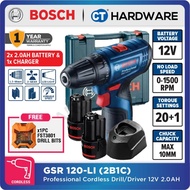 BOSCH GSR120-LI (GEN 2) PROFESSIONAL CORDLESS DRILL / DRIVER (GSR120LI)