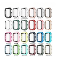  GREAT VALUE iWatch Case with Screen Protector for Series 9 8 7 6 5 4 3 2 1 SE 38mm 40mm 41mm 42mm 44mm 45mm 49 PC Watch Case Tempered Film IWatch Case