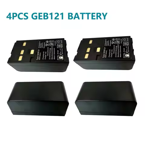 4PCS GEB121 Battery For SWISS TCR407, TCR702, TCR802 TPS-400 TPS-1100 TPS-800 TPS-700 TC302/402 Tota