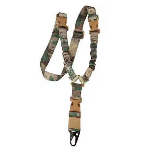 Tactical Gun Sling 3 Point Bungee Airsoft Rifle Strapping Belt Military Shooting Hunting Accessories