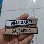 Custom Embroidered Name Bet Uniform | Size 1.8x8.5 cm | Model 13 Embroidery