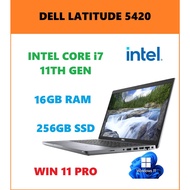 DELL LATITUDE 5420 WITH INTEL CORE i7 11TH GEN PROCESSOR/8GB RAM/256GB SSD/WIN 11 PRO (REFURSBISHED)