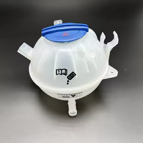 1K0121407A Car Coolant Reservoir Expansion Tank+Cap For VW Jetta MK5 Golf GTI MK6 Tiguan Passat CC B