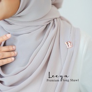 2M LEEYA SHAWL / LONG SHAWL / TEXTURED CHIFFON SHAWL LABUH