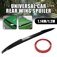 Universal Carbon Fiber Black Rear Trunk Spoiler Lip Wing High Quality ABS For Toyota Vios For Hilux 