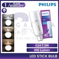 PHILIPS PLC LED Stick Bulb G24 7.5W 9W PLC Daylight Coolwhite Warmwhite Philips LED Stick Bulb Mento