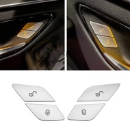 Car Door Lock Unlock Buttons Cover stickers Trim Fit For Mercedes Benz C E GLC Class W205 W213 X253 