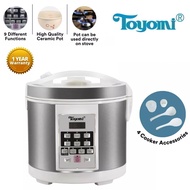 Toyomi 4.0L Multi-Function Cooker with High Heat Ceramic Pot RC 4081CP