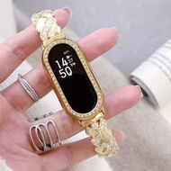 Bling Diamond Strap Case For mi band 10 Strap Beads mi band 9 Case  Smart Band 10 Strap Replacement 