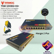 Tarmoc TSW-1008G+1S+ | 8 x 2.5 Gbps RJ45 + 1 x 10 Gbps SFP+ Desktop Switch Unmanaged