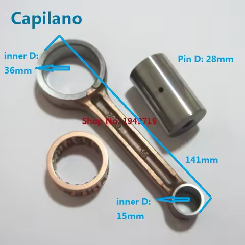 motorcycle AN150 QS150 crankshaft crank rod / connecting rod / conrod for Suzuki scooter 150cc AN 15