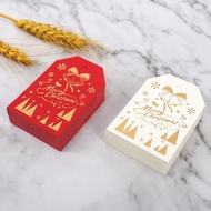 10pcs Christmas Gift Card Christmas Souvenir Gilding Christmas Decoration Tag Tag Christmas Label Ta