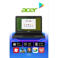 Acer C731 Chromebook- Chrome Os- play store- 4GB Ram- Camera- HD Screen