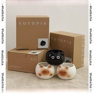 แก้วกาแฟเซรามิกลายแมวสยาม Adorable Egg Cup ของขวัญสุดน่ารักสำหรับผู้หญิง ดีไซน์สุดเก๋ไก๋ สไตล์ Scand