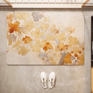 Kitchen Door Mat Anti-Slip Mat Diatom Mud Absorbent Foot Mat Toilet Absorbent Mat Bathroom Bathroom 
