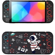 Nintendo Switch OLED Case Cartoon Astronaut Protective Case TPU Soft Shell Hard Shell Protective Cover