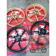 RCB SP522 SPORT RIM RSX RS150 V3 ABS 160/160 185/250 X 17 WITH BEARING & BUSH RACING BOY ( 6 BATANG 
