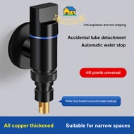 COD Knitterr Automatic Water Shut Off Valve Washing Machine Faucet 46 Points Universal Interface