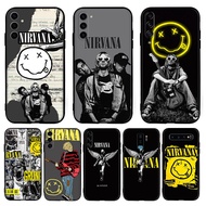 for Samsung A54 5G A55 A60 A70 A71 A72 A73 F62 DS5 Nirvana 9Y4 Fashion Black TPU Soft Silicone Casin