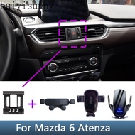 Huiyisunny For Mazda 6 Atenza 2016 2017 2018 Car Phone Holder Special Fixed Bracket Base Wireless Charging Stand Interior Accessories