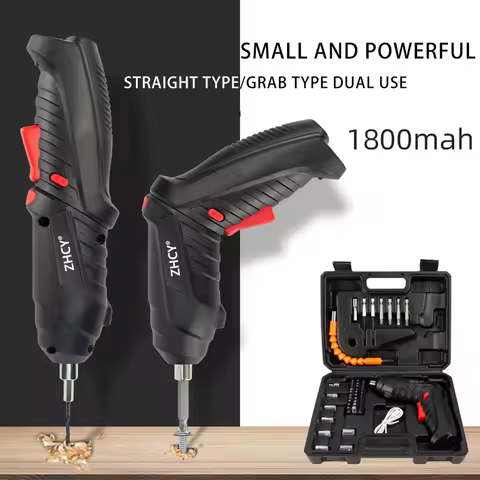 For Set Household Maintenance 47Pcs/set 4.2V Cordless Electric Screwdriver Rechargeable Lithium Batt