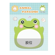 Sticky Notes Motif Hewan Tempelan Kertas Note  Catatan Memo Karakter Binatang Mini Book Animal Lucu 