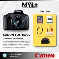 Canon EOS 1500D EF-S 18-55mm IS II DSLR camera - Canon Malaysia 1+2 Years warranty