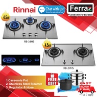 Rinnai RB-27HS 2 Burner Stainless Steel Gas Hob