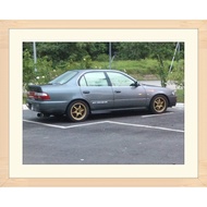 STICKER TOYOTA SEG GT TWINCAM 20 AE100 AE101 AE92 AE80 AE111 LEVIN AE86 BZR BZG COROLLA CORONA AE80 