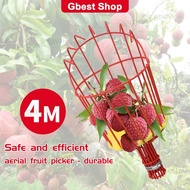 Fruit Picker net Basket plucking mango papaya plucker catcher Garden picking fruit cutter tree Leaf Picker pemetik buah