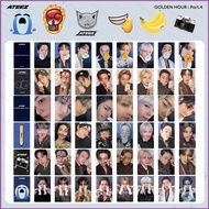 YT3 8PCS/Set ATEEZ LOMO Card 13th Mini Album GOLDEN HOUR: Part. 4 Postcards Collection Stars Periphe