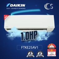 DAIKIN FTKE NEW 2024 INVERTER 3 STAR MODEL WITH R32 GAS & BUILD IN WIFI CONTROL FROM 1HP - 2.5HP