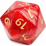 20 Sided DND Dice,D20 Giant Polyhedral Dice,55mm Titan Large Pearl Color D20 Dice,20 Sided Cube D&D 