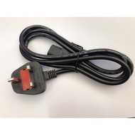 Malaysia 3 pin plug power cable 13A fuse