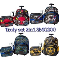 JOYCELSHOP - TROLLEY SET 2IN1 SMG200 SMI99L3 SD TK LUNCHBAG