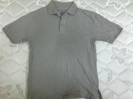 Pierre Balmain 灰色素面POLO衫M號(近全新)