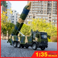 1:35 DF-21D Ballistic Missile - Diecast logam, koleksi militer, budak lelaki mainan
