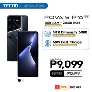 Tecno Pova 5 Pro 5G (8GB RAM + 256GB ROM) - MTK D6080 - 68W Fast Charge - (12+1 Local Warranty)
