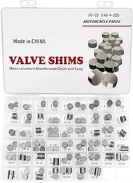 Adjustable Valve Shim Kit 9.48mm O.D. 1.20mm-4.00mm Thick for Suzuki LT-Z400 QuadSport Z 2003-2012 L