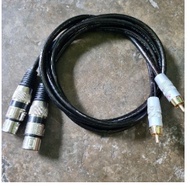 2pcs XLR Female to RCA Audio Connector Cable Wire 1m