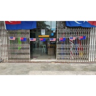 (Cotton) New Malaysia Johor Flagline/Bunting Malaysia Johor Flag/Bendera Malaysia Johor *READY STOCK