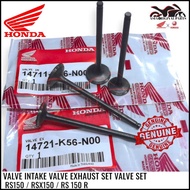 THAILAND RS150 RSX150 RS150 R VALVE INTAKE VALVE EXHAUST SET VALVE SET 14711-K56-N00/14721-K56-N00