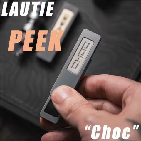 LAUTIE PEEK Choc Mechanical Push Slider SpyWars Series Antistres Toys Metal Slider Fidget