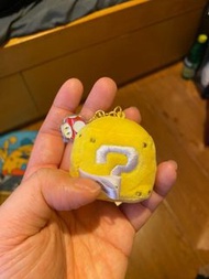Usj 正品-Super Mario 問號方塊keyring 蘑菇鑰匙圈