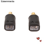 LIMERENCIA 2PCS Male to 0.78mm Female Adapter, Plug and Play Portable 0.78mm 2Pin Headphone Cable Ad