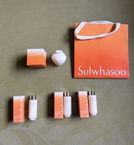 雪花秀菁典臻秀面霜 (Sulwhasoo The Ultimate S Cream) 5ml  (1瓶）+ 雪花秀菁典臻秀精萃乳液 （Sulwhasoo The Ultimate S Enriched