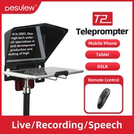 Bestview/Desview T2 Big Screen Prompter Professional Interview Teleprompter Anchorman Host for DSLR 